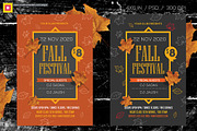 Fall Festival Flyer, a Flyer Template by Satgur Graphic Design (Thumbnail 1 of 3)