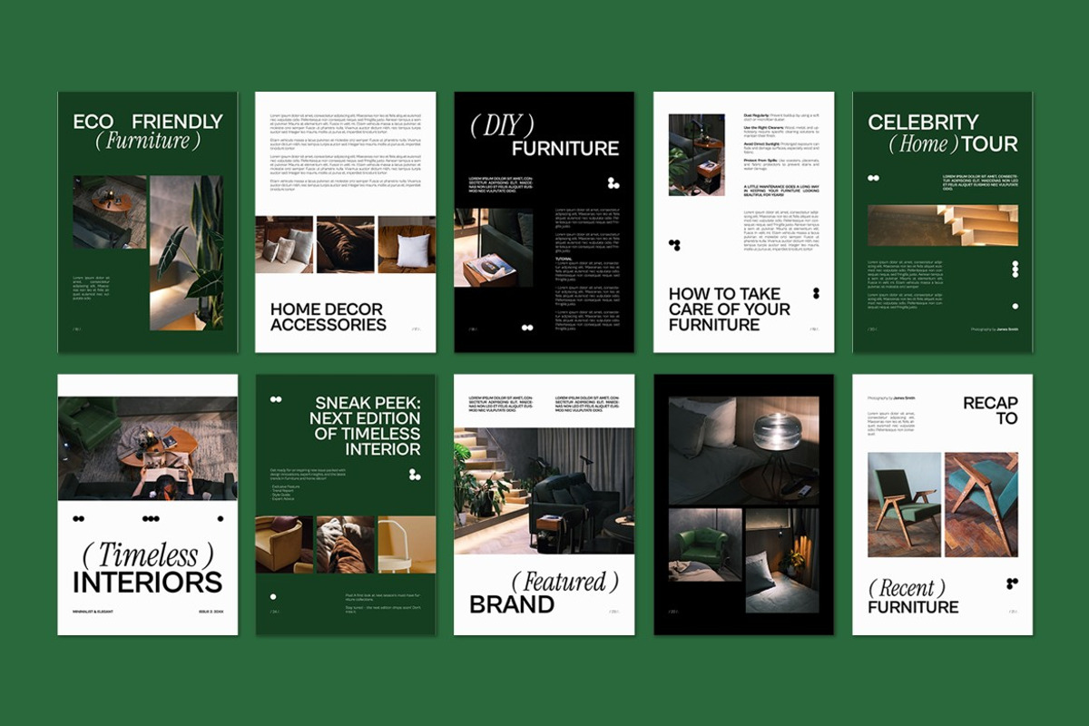 White Furniture E-Magazine, a Templates & Theme by graphicook (Photo 5 of 5)