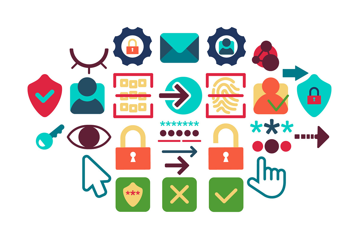 Login and security - 30 icons, a Solid Icon by barsrsind (Photo 1 of 3)