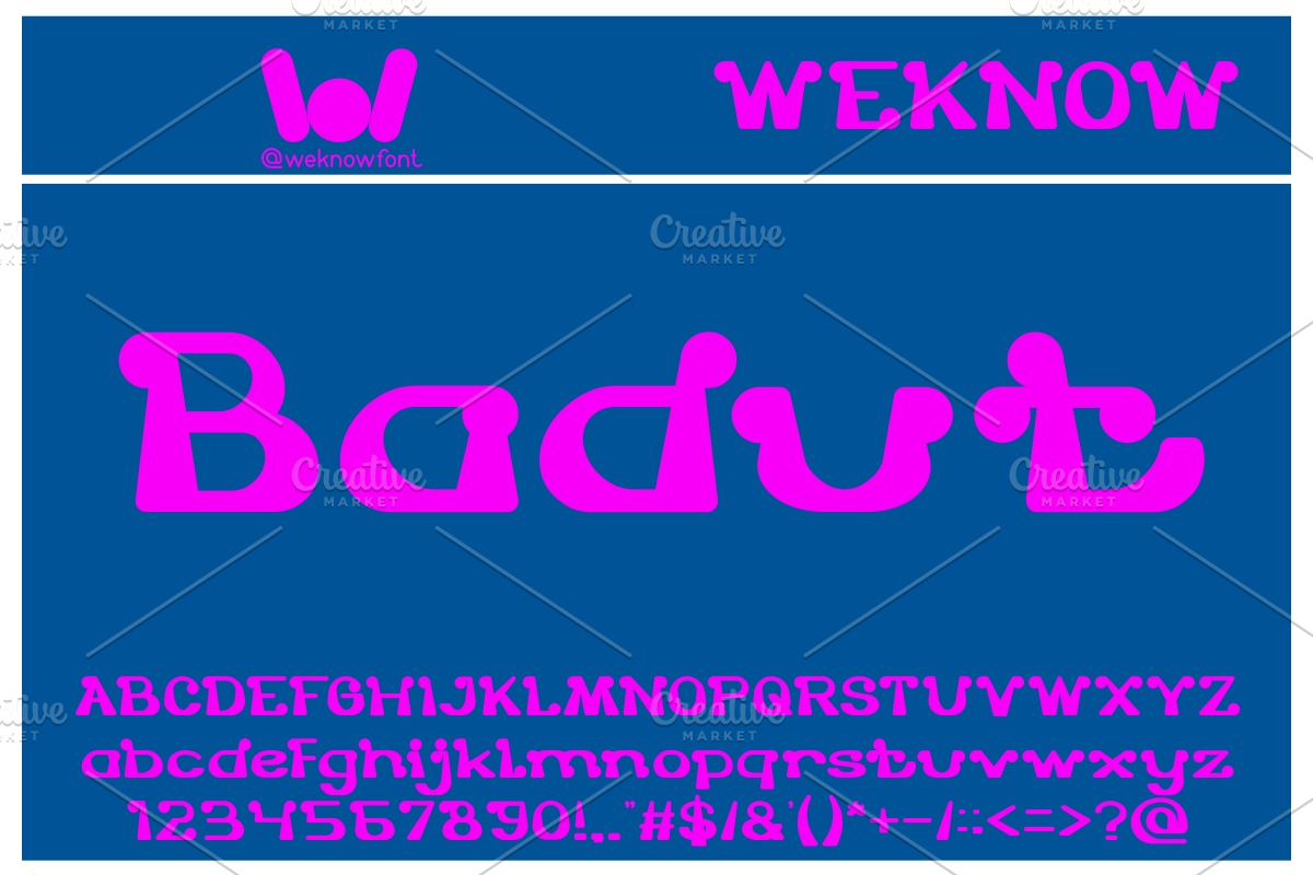 the one and only font, a Font by weknow (Photo 3 of 5)