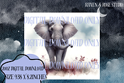 Watercolor Elephant 20oz Tumbler, an Animal Illustration by Raven&RoseStudio (Thumbnail 3 of 3)