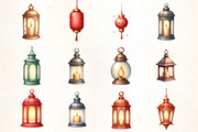 Christmas Lantern with Snow Clipart, an Illustration by CrexoraLab (Thumbnail 2 of 5)