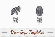 4 Beer Logos, a Branding & Logo Template by Zhemchuzhina (Thumbnail 4 of 5)