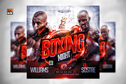 Flyer Boxing Template, a Flyer Template by MonkeyBOX (Thumbnail 1 of 4)