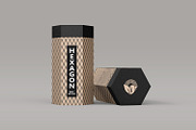 Sleek Hexagonal Packaging Mockup, a Packaging Mockup by Ram Studio LLC (Thumbnail 9 of 16)