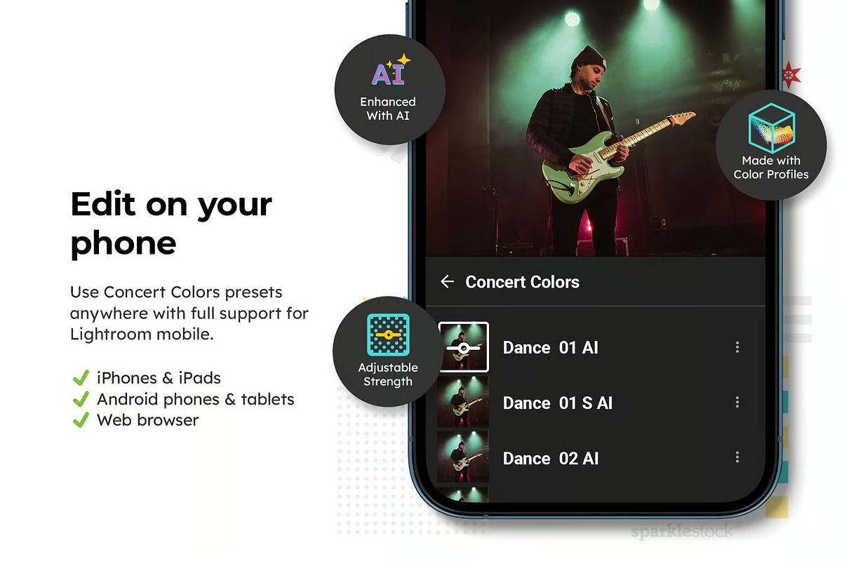 20 Concert Colors Lightroom Presets, a Preset Add-On by Hubzway (Photo 4 of 13)