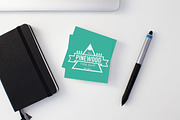 Square Business Card Mockup, a Print Template by athadi (Thumbnail 5 of 5)