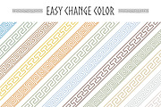 Editable greek meander brushes, a Brush Add-On by ekmelica (Thumbnail 2 of 6)