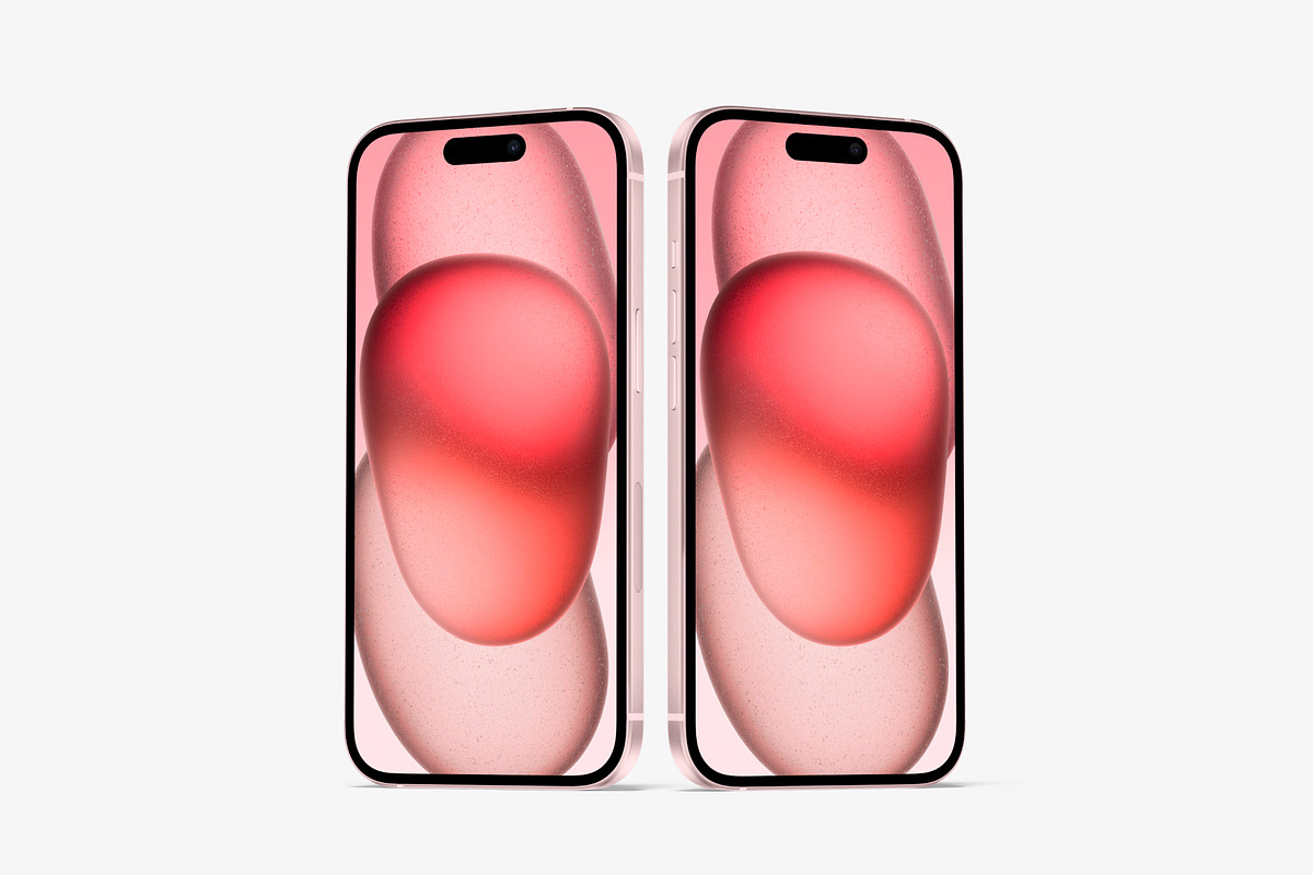 iPhone 15 Mockups, an iPhone Mockup by ls.graphics (Photo 10 of 11)