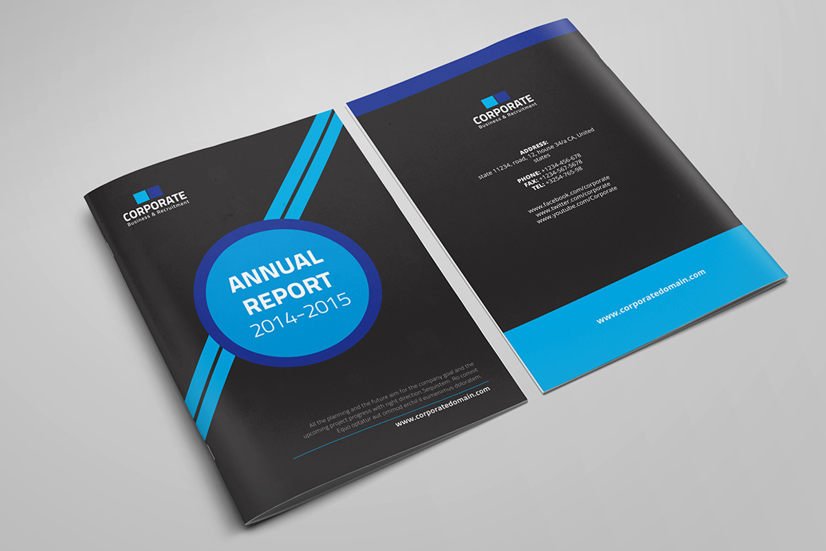 Clean Corporate Annual Report_V2, a Brochure Template by Layout Design (Photo 5 of 5)