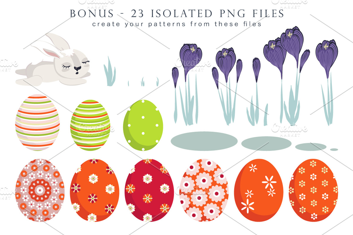Easter morning – Set 2, a Pattern Graphic by Yummy (Photo 3 of 12)