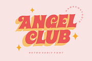 Angel Club - Retro Serif Font, a Serif Font by HansCo Studio (Thumbnail 1 of 10)