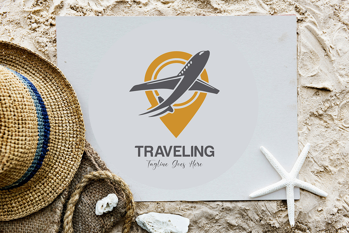 Travel Agent Logo Template preview 3