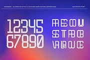 Quinoss - Modern Sport Font, a Sans Serif Font by figuree studio (Thumbnail 7 of 10)
