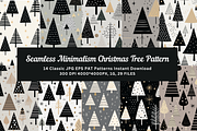 14 seamless minimalism Christmas, a Pattern Graphic by ARTOZEN DIGITAL (Thumbnail 1 of 14)