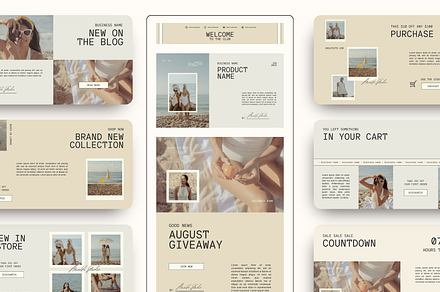 Email Marketing Newsletter Template, an Email Template by Branding Babe Co.