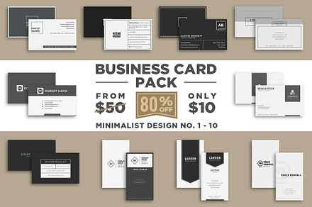 Minimalist Business Card Pack