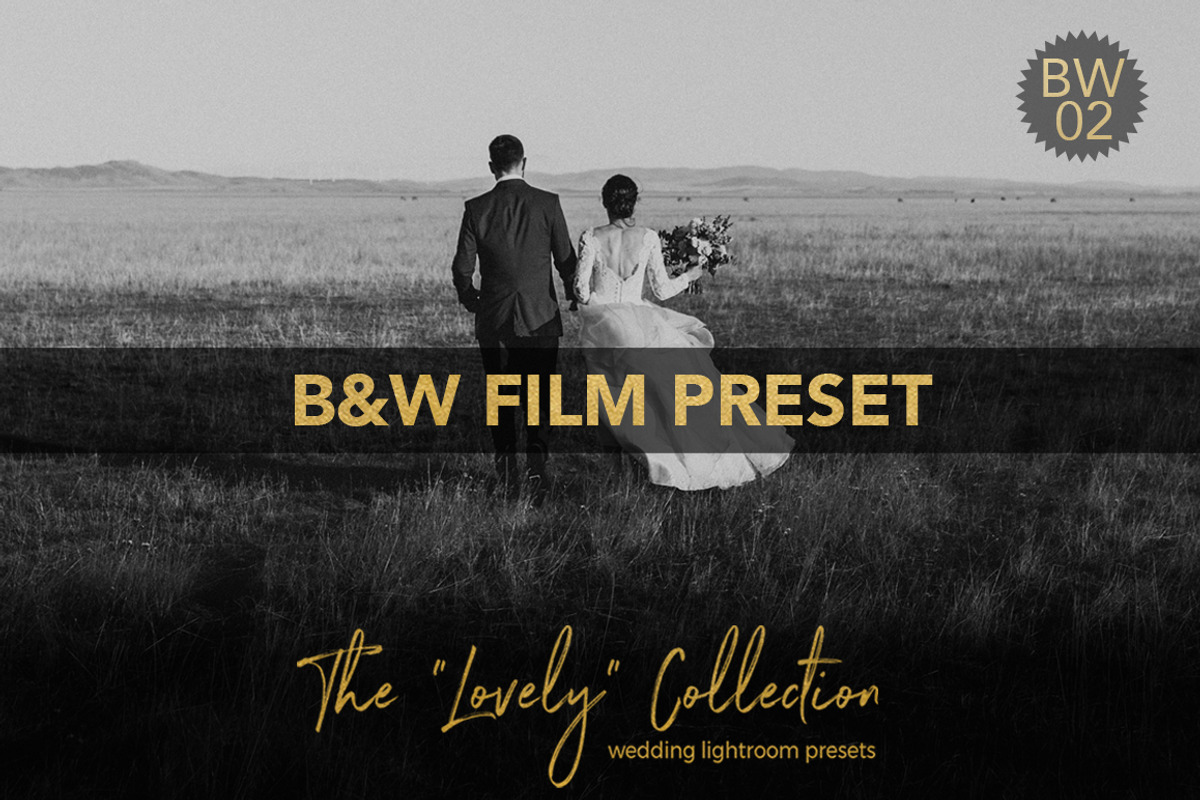 B&W Wedding ACR + Lightroom Preset, an Action Add-On by Shae Estella Photo (Photo 1 of 6)