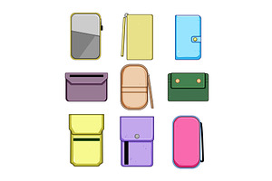 People carrying different wallet and, an Object Illustration by pikepicture