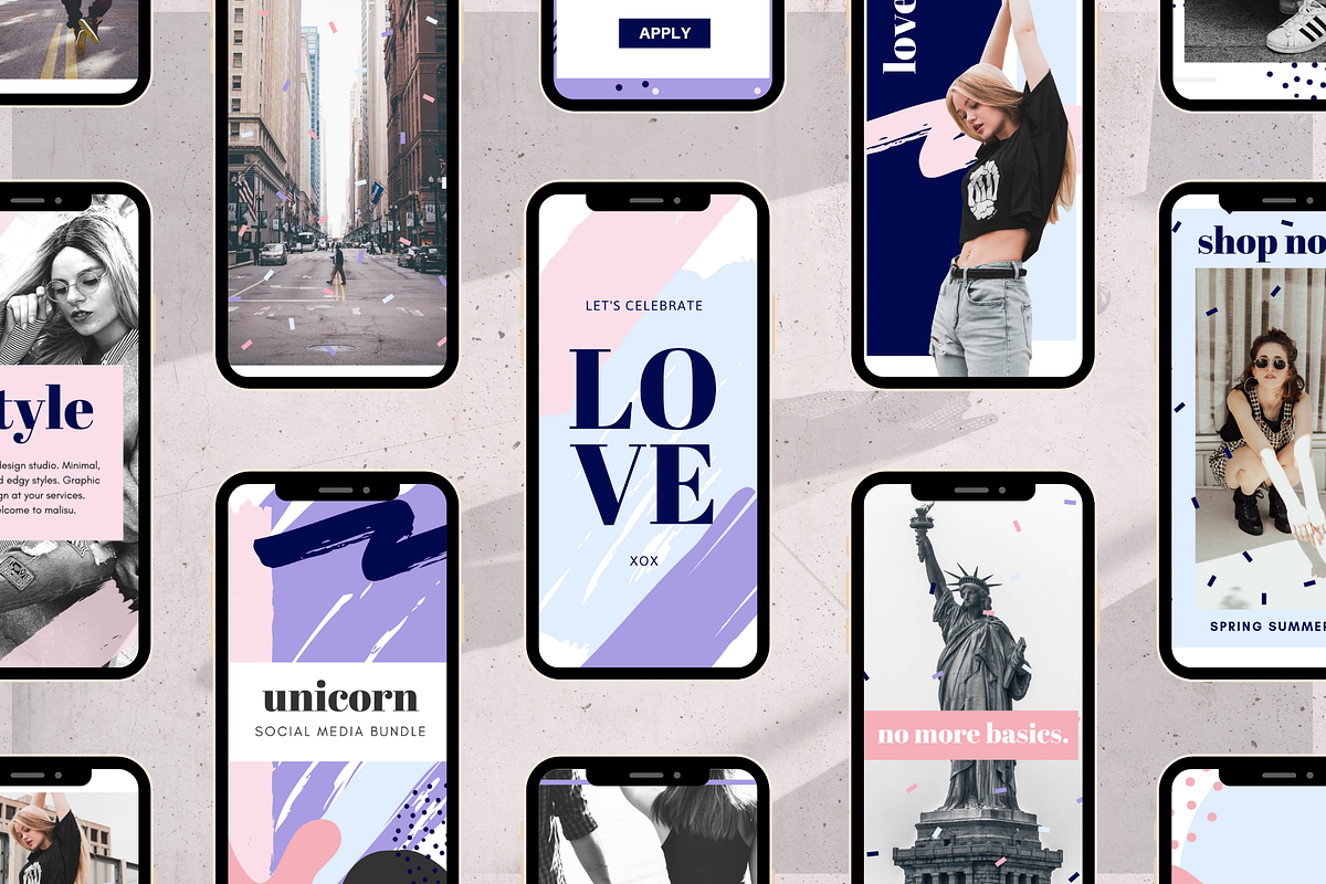 CANVA | Unicorn Instagram Templates, a Social Media Template by 9inchideas (Photo 7 of 9)