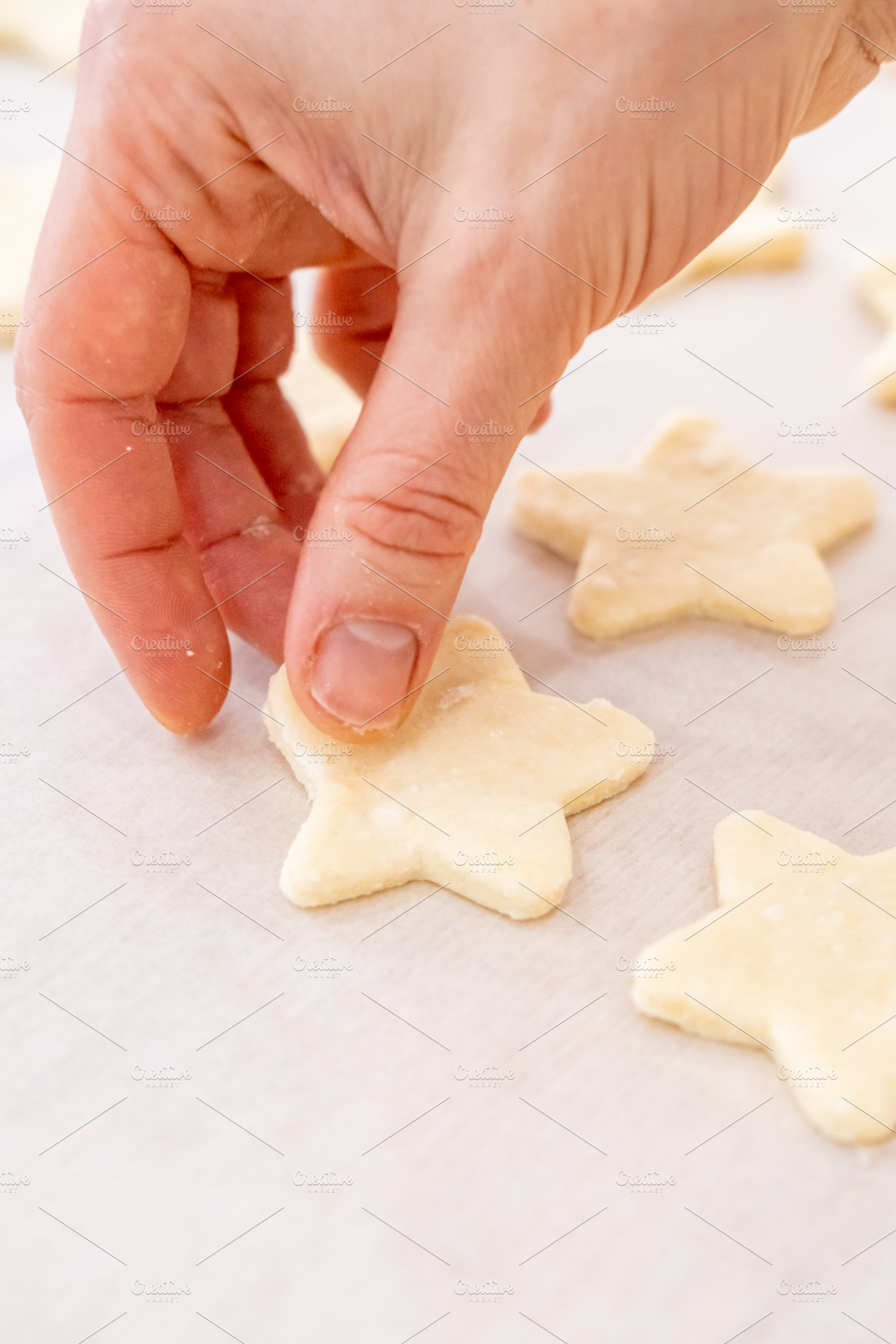 Preparing cookies pastry culinary baker hand dough, a Person Photo by Photo Drive Studio