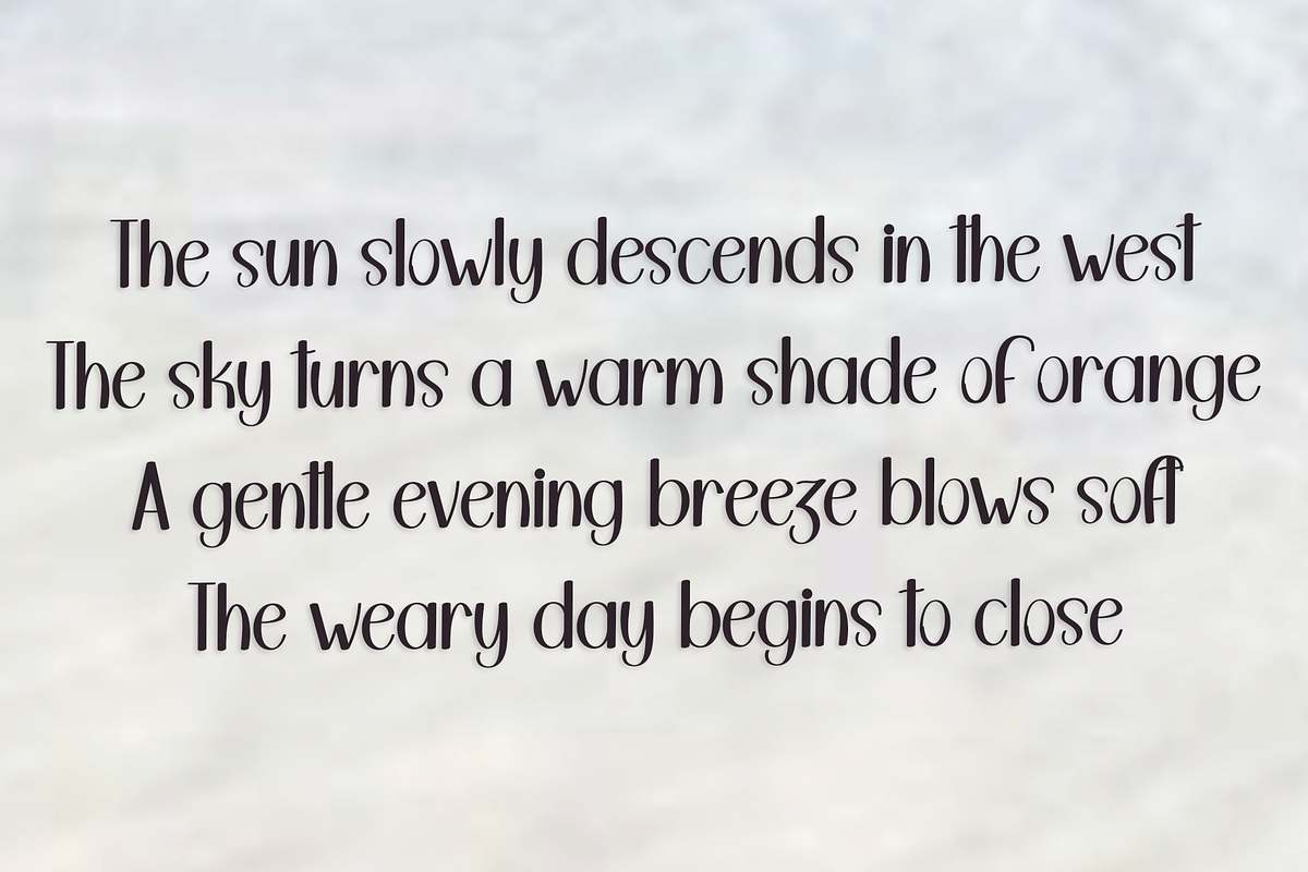 Natural Handwritten, a Script Font by FreshTypeINK (Photo 6 of 7)