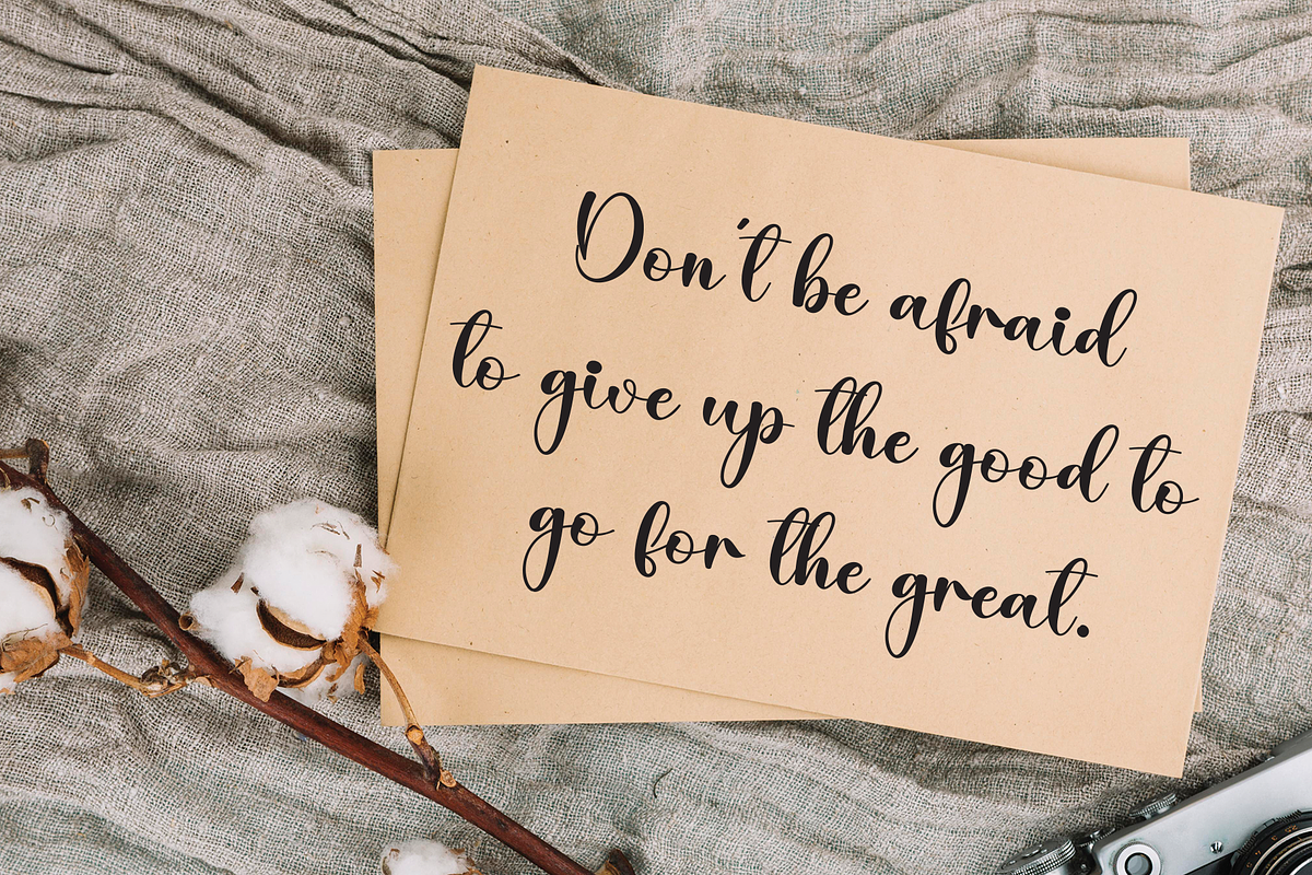 Delightful | Script Font, a Handwritten Font by Scratchones (Photo 5 of 8)