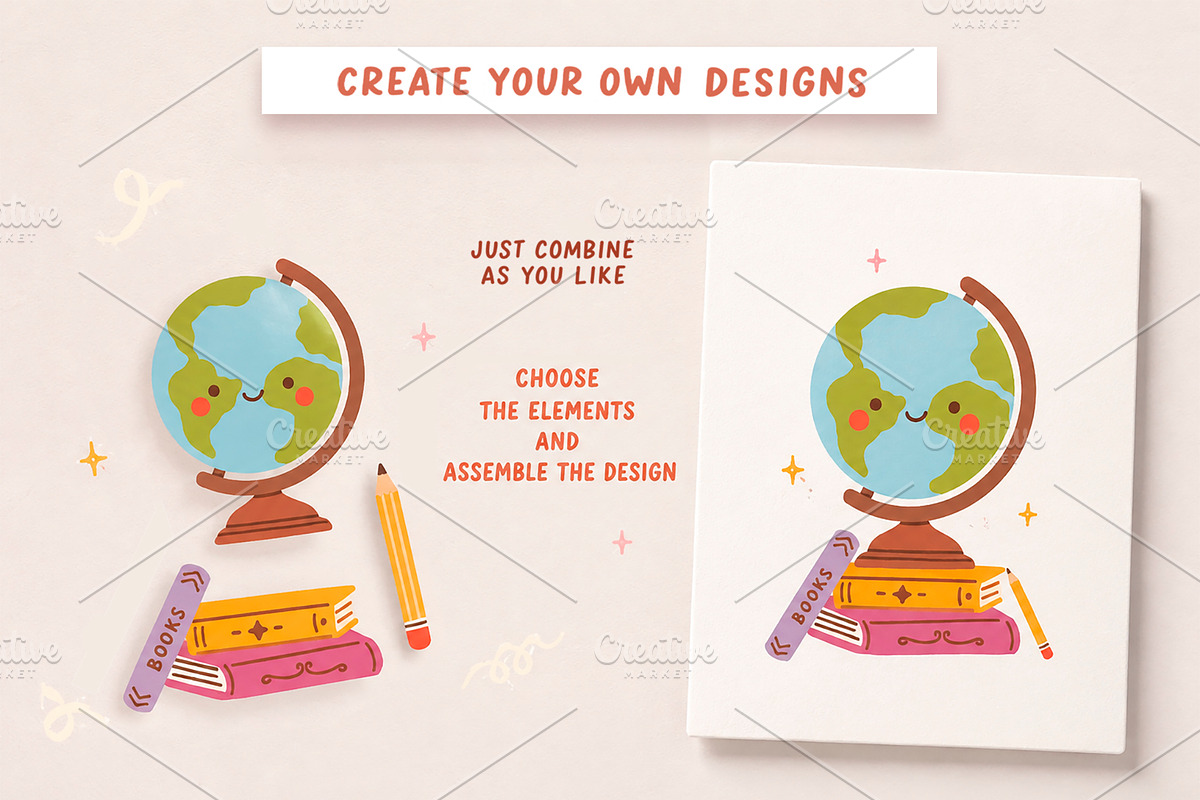 Back to School Vector Collection, an Education Illustration by sundrameda (Photo 5 of 7)