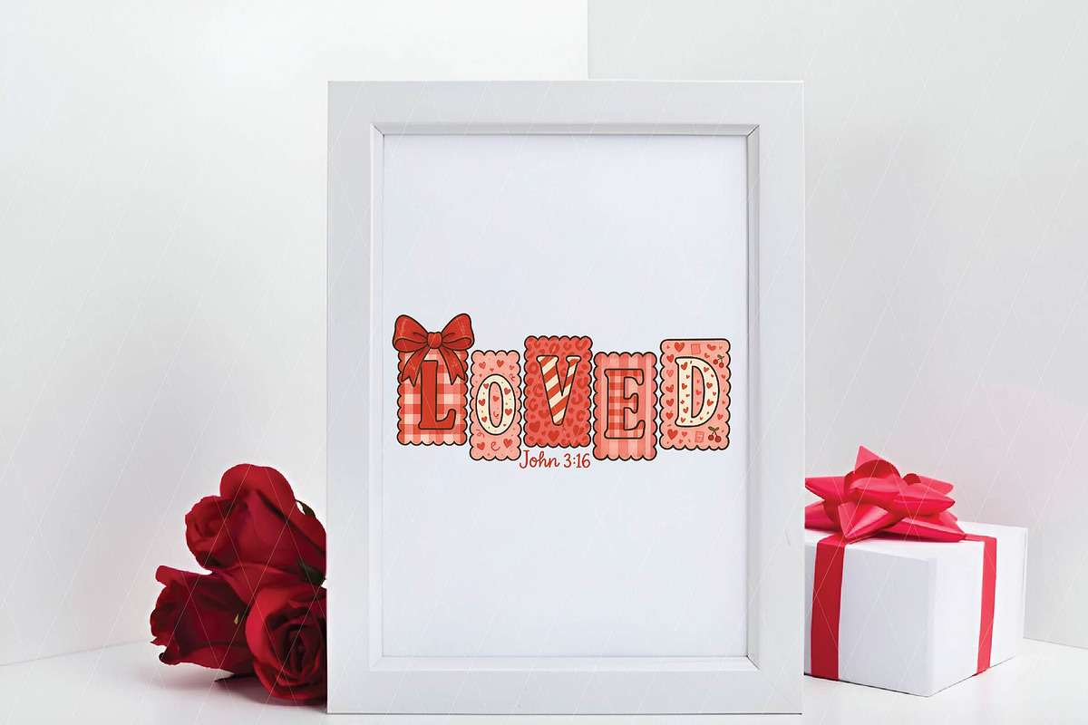 Christian Valentine PNG, Loved John, an Illustration by DreamPrint404 (Photo 5 of 8)