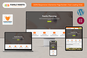 Family Planning Elementor Template, a WordPress Template by HasnainDEV