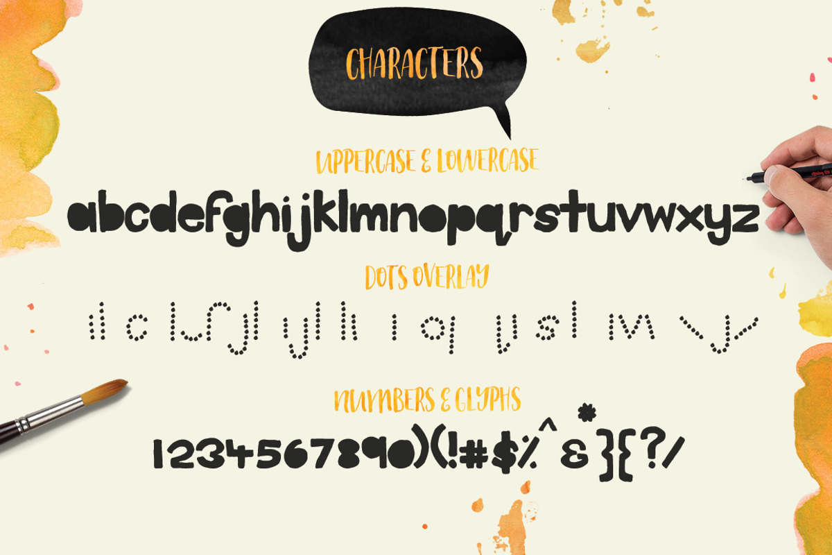 Lemony Zest Font Typeface preview 2