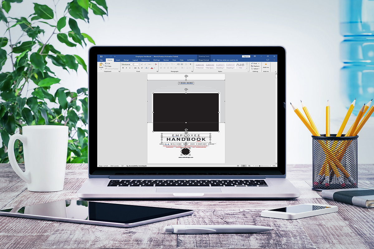 Employee Handbook | Word & Indesign, a Brochure Template by obayes (Photo 7 of 20)