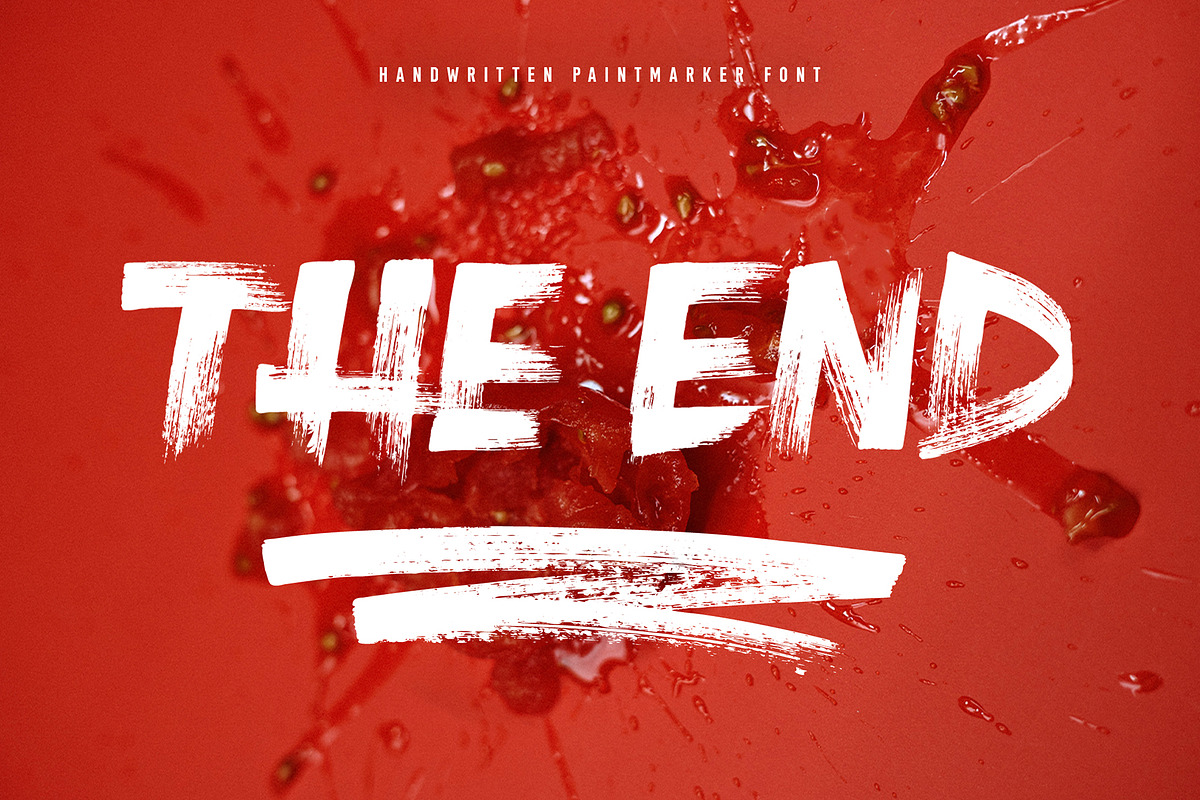 Rough Marker, a Font by XTOPH - Fonts (Photo 7 of 7)