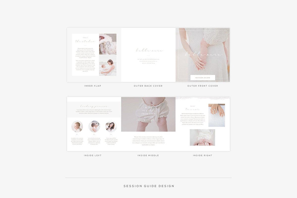 Belle Mere Welcome Packet, a Stationery Template by Red Met Yellow Creative (Photo 2 of 11)