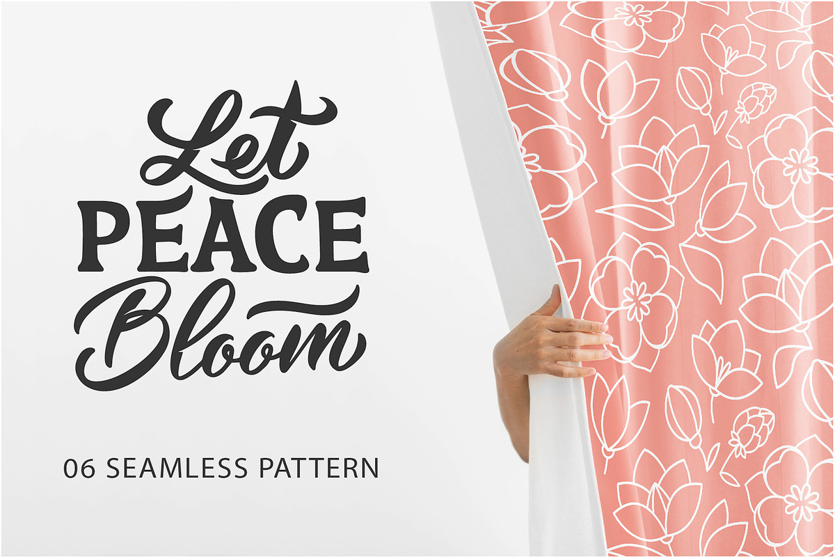 Hand-Drawn Magnolia. Linocut set, a Background Graphic by Lettering_Logo (Photo 15 of 17)
