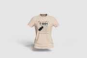 Women T-Shirt Mockup, a Shirt Mockup by Pixie Creative (Thumbnail 2 of 4)