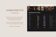 Notion Template Dark Academia, a Templates & Theme by AestheticOrganizer (Thumbnail 7 of 9)