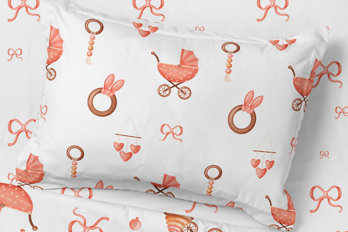 NEWBORN baby illustration & patterns, an Animal Illustration by Linerisyart (Photo 13 of 16)