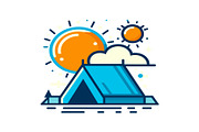 Outdoor Camping Icon Pack, an Object Graphic by Designs_River (Thumbnail 5 of 13)