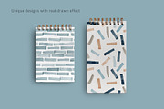 Marker stripes seamless patterns, a Pattern Graphic by Magnia (Thumbnail 2 of 6)