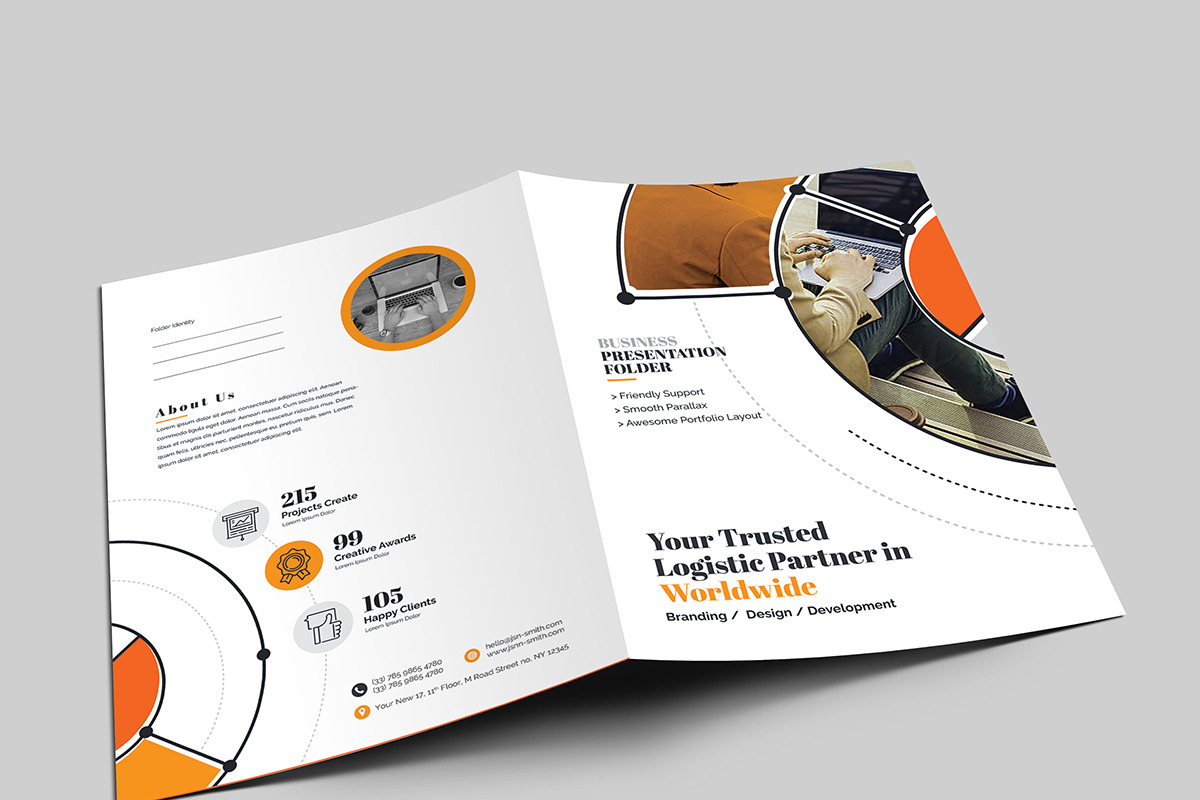 Presentation Folder, a Stationery Template by GenerousArt (Photo 4 of 8)
