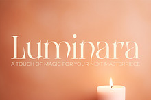 Luminara – Modern Mystical Serif