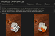 Business Cards Mockup Bundle – 6 PSD, a Merchandise Mockup by FURIOSO mockups (Thumbnail 7 of 15)