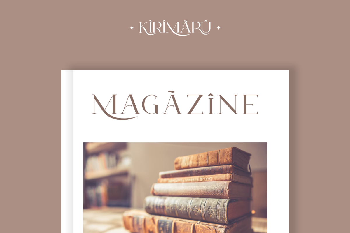 Kirimaru - Serif Lovely ELegant Font, a Serif Font by Typegoals Studio (Photo 3 of 9)