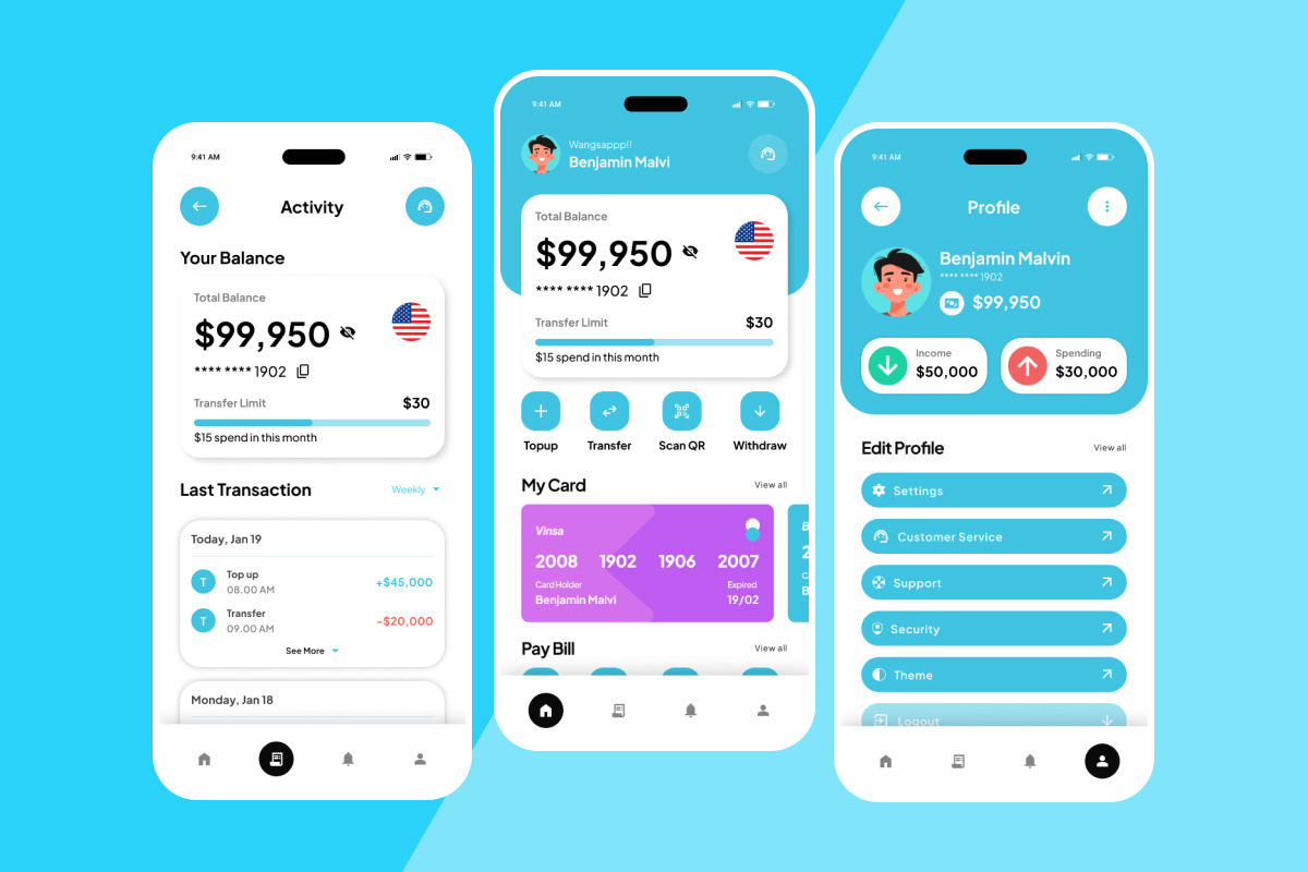 Saku.id - Mobile Banking App Design preview 4
