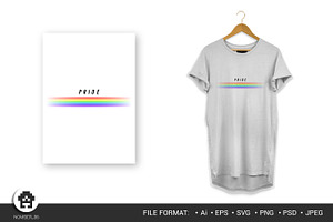Rainbow svg  LGBT T-shirt.