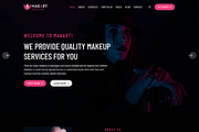 Makart - Makeup Artist Template, a HTML Template by youtoview (Thumbnail 1 of 3)