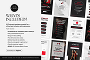 Fitness Gym Pinterest Pin Templates, a Social Media Template by DigiPax (Thumbnail 2 of 11)