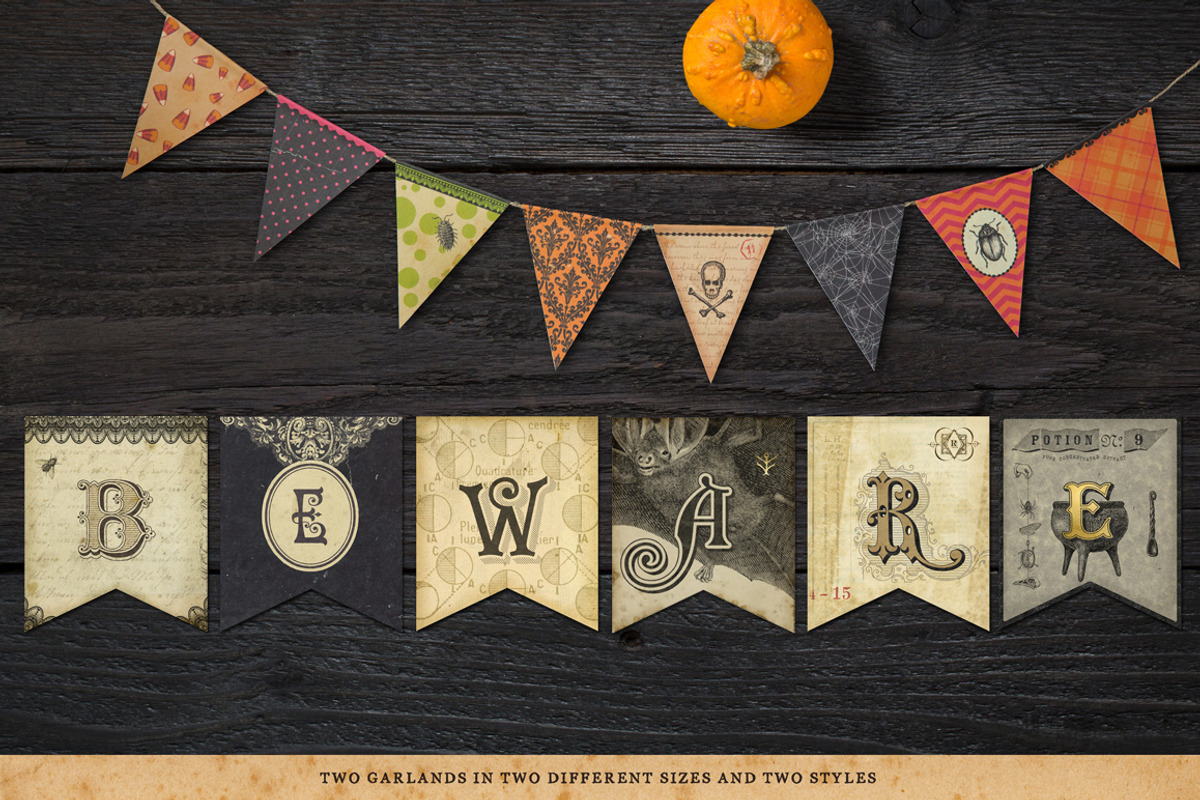 The Magical Halloween Party Kit, a Decorative Illustration by Anja Kaiser (Photo 4 of 6)