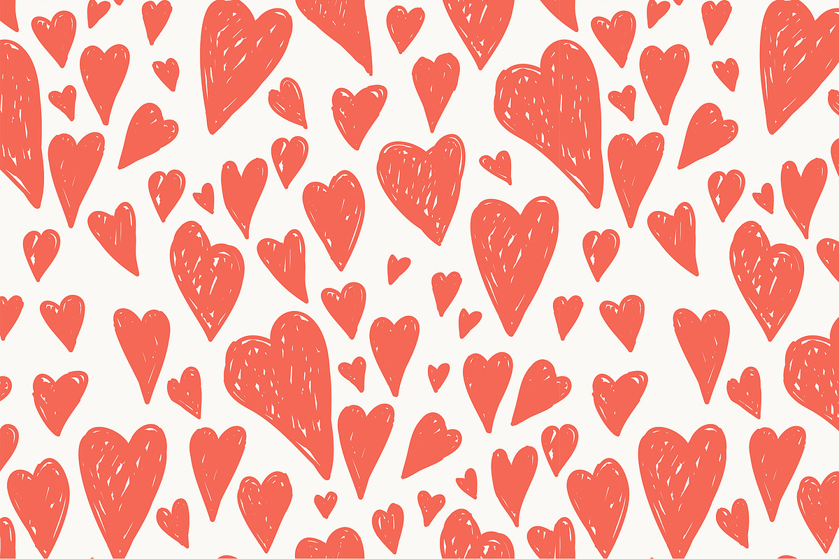 Hearts Seamless Patterns Set, a Pattern Graphic by Curly_Pat (Photo 8 of 9)